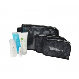 Custom Printed Aloe Up 3 Piece Travel Kit with White Collection Sunscreen