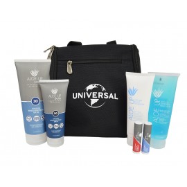 Aloe Up Men's Dopp Kit with Sport Sunscreen Custom Printed Aloe Up Men's Dopp Kit with Sport Sunscreen Custom Printed