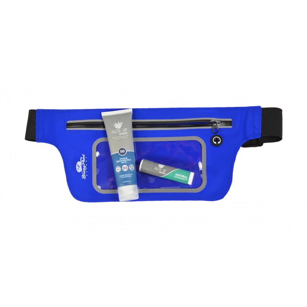 Aloe Up Waist Pack with Sport Sunscreen Custom Imprinted Aloe Up Waist Pack with Sport Sunscreen Custom Imprinted