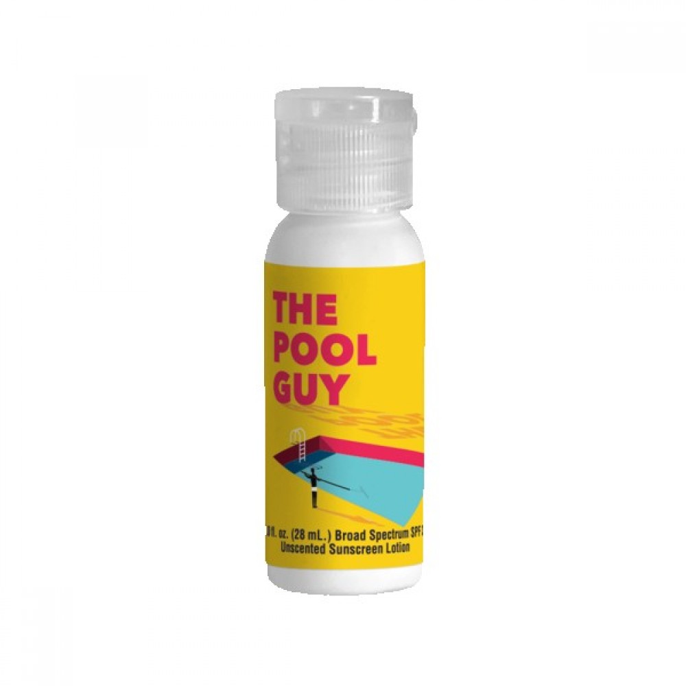 Customized 1 oz Sunscreen In Bullet Bottle