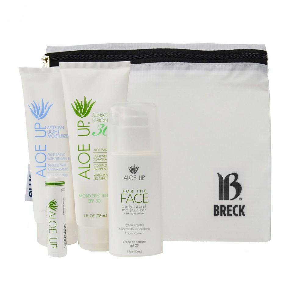 Aloe Up Rume Bag with Sport Sunscreen Custom Printed Aloe Up Rume Bag with Sport Sunscreen Custom Printed