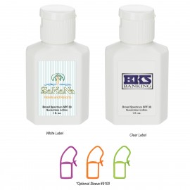 1 Oz. SPF 30 Sunscreen with Logo  1 Oz. SPF 30 Sunscreen with Logo