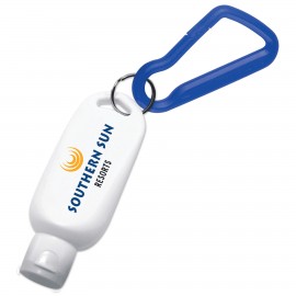 Personalized 1.8 Oz. SPF 30 Sunblock w/ Carabiner