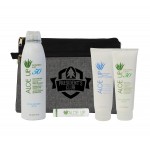 Aloe Up Utility Pouch with White Collection Sunscreen Custom Imprinted