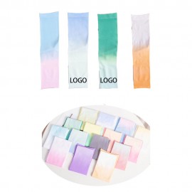 Gradient Ice Silk Sleeves with Logo