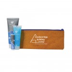 Aloe Up Cork Cosmetic Bag with Sport Sunscreen Custom Printed