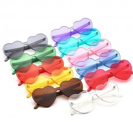 Heart-shaped Sunglasses with Logo