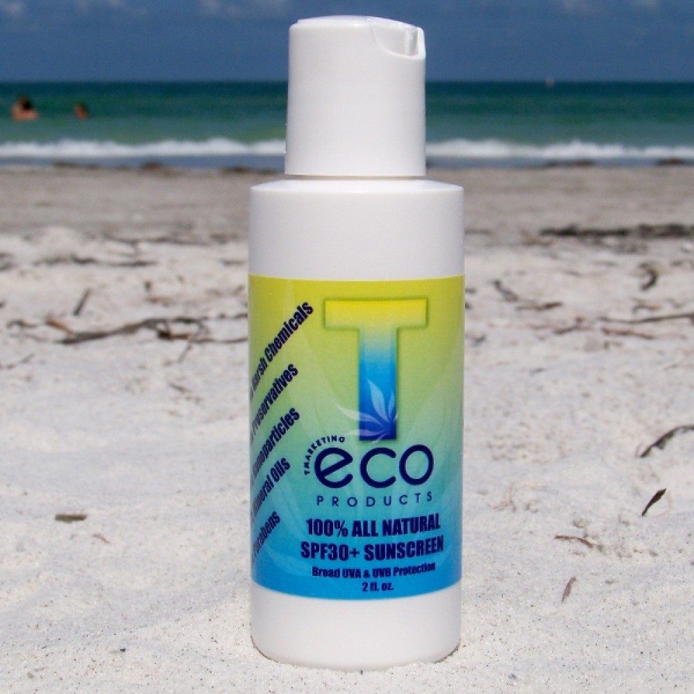 2 Oz. 100% Natural SPF30 Sunscreen Lotion USA Made Custom Printed 2 Oz. 100% Natural SPF30 Sunscreen Lotion USA Made Custom Printed