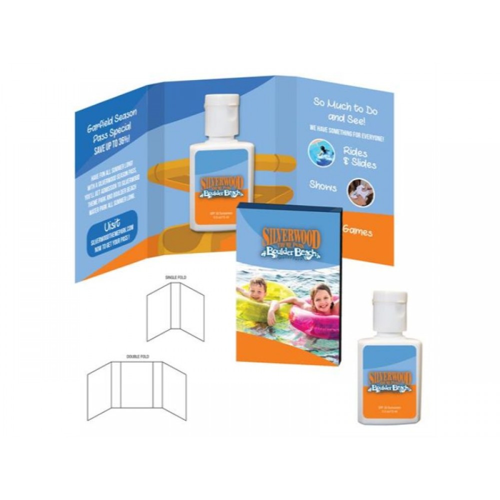 Promotional Tekbook With SPF 30 .5 oz Square Sunscreen Promotional Tekbook With SPF 30 .5 oz Square Sunscreen