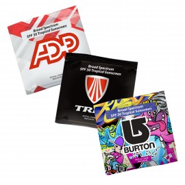 Sunscreen Packet SPF30 .25 fl oz with Logo  Sunscreen Packet SPF30 .25 fl oz with Logo