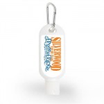 Logo Branded 1.8 Oz. Sunscreen w/Carabiner