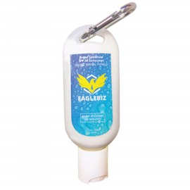 Logo Branded 1.5 Oz. Mineral SPF 30 Broad Spectrum Sunscreen Tottle w/Carabiner  Logo Branded 1.5 Oz. Mineral SPF 30 Broad Spectrum Sunscreen Tottle w/Carabiner
