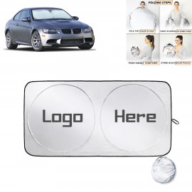 Promotional Custom Foldable Car Front Sun Shade  Promotional Custom Foldable Car Front Sun Shade