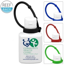 "SunFun L Connect" 1.0 oz Broad Spectrum SPF30 Sunscreen Lotion in Solid White Flip-Top Squeeze Bott with Logo  "SunFun L Connect" 1.0 oz Broad Spectrum SPF30 Sunscreen Lotion in Solid White Flip-Top Squeeze Bott with Logo