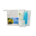 Aloe Up Large Vinyl Kit with White Collection Sunscreen Logo Branded