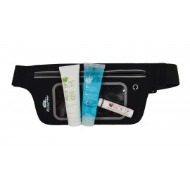 Custom Imprinted Aloe Up Waist Pack with White Collection Sunscreen