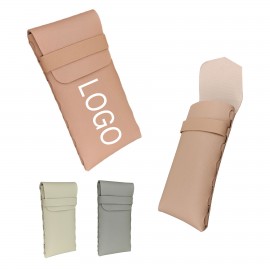 Customized Pvc Leather Eyeglass Case