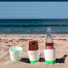 Custom Outdoor Beach Drinking Water Cup Holder  Custom Outdoor Beach Drinking Water Cup Holder