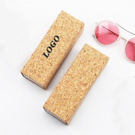 Cork Eyeglass Case with Logo