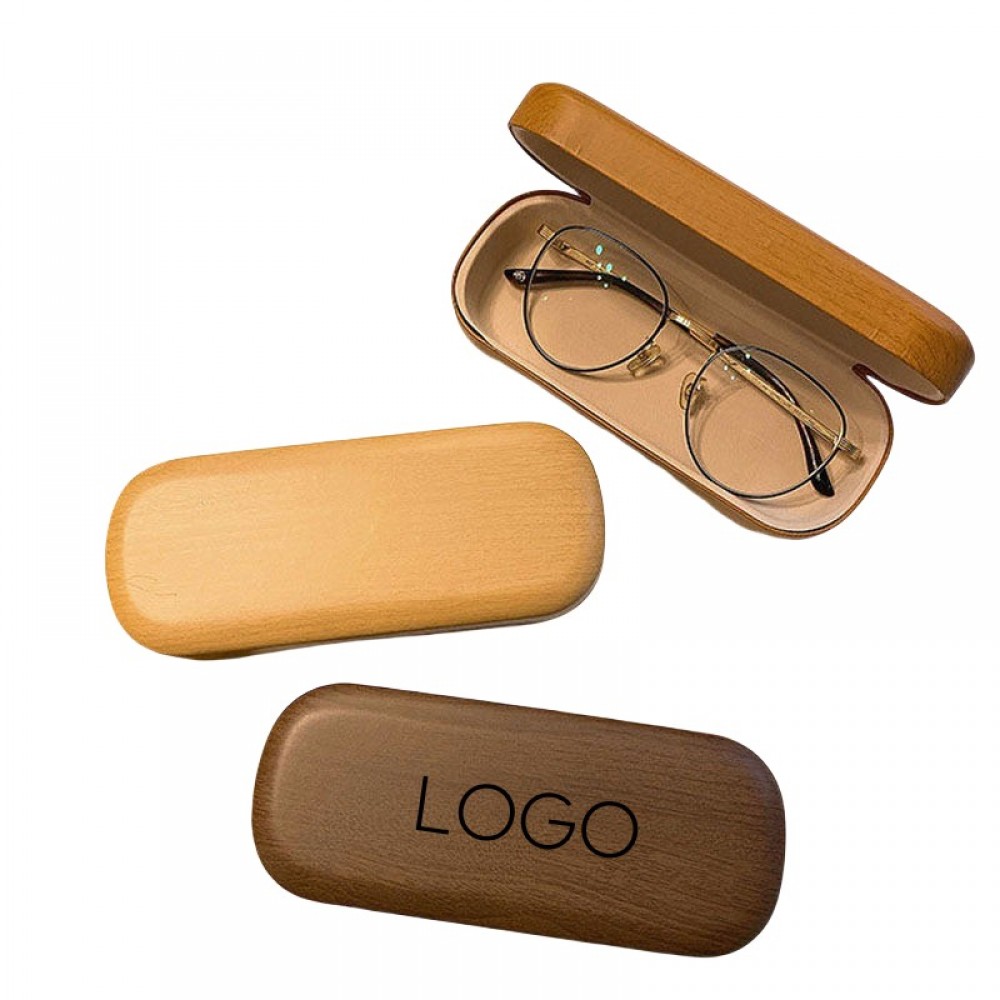 Promotional Hard Shell Wood Print Eyeglasses Cases