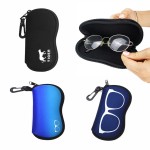 Zipper Sunglasses Case With Carabiner with Logo