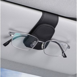 Magnetic Leather Sunglass Holder with Logo