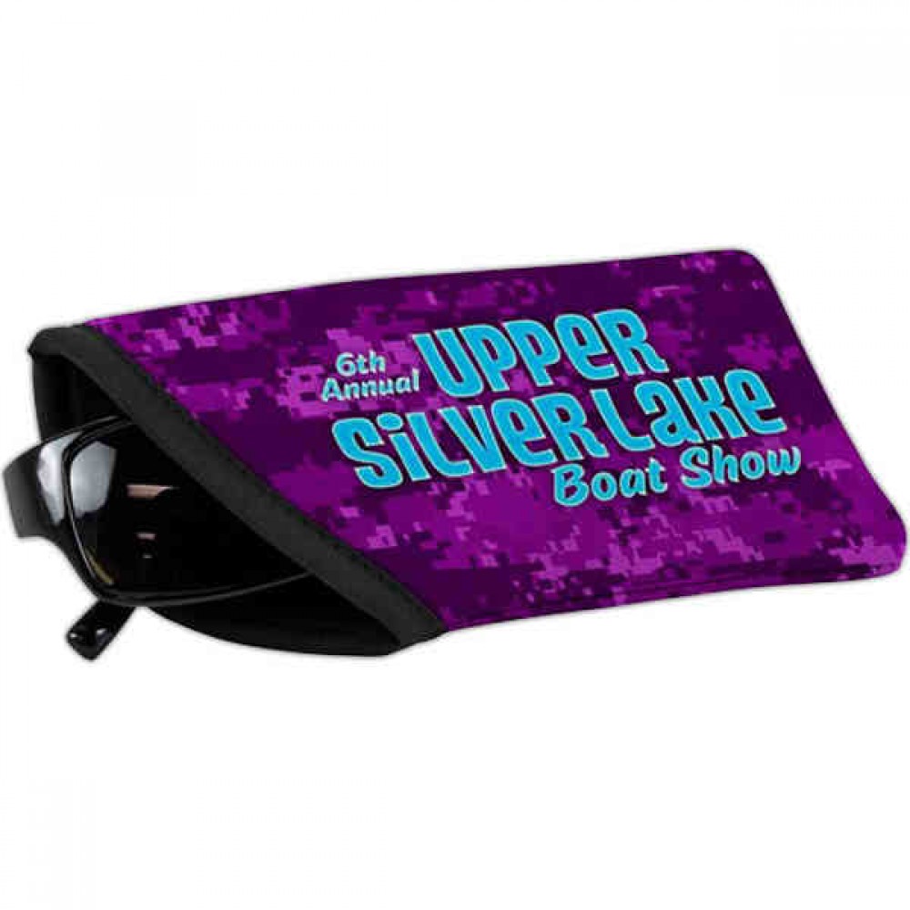 Scuba Eyeglass Case w/ Curved End (4 Color Process) with Logo