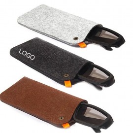 Portable Felt Glasses Case with Logo