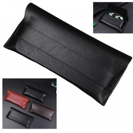 PU Leather Eyeglass Case with Logo  PU Leather Eyeglass Case with Logo