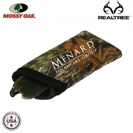 Personalized Mossy Oak or Realtree Camo Premium Foam Padded Curved Eyeglass Sleeve