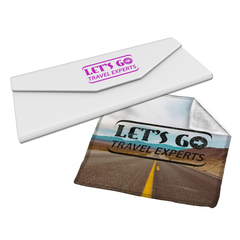 Logo Branded ProFlat Eyewear Kit - White Logo Branded ProFlat Eyewear Kit - White
