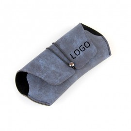 Leather Sunglasses Case with Logo