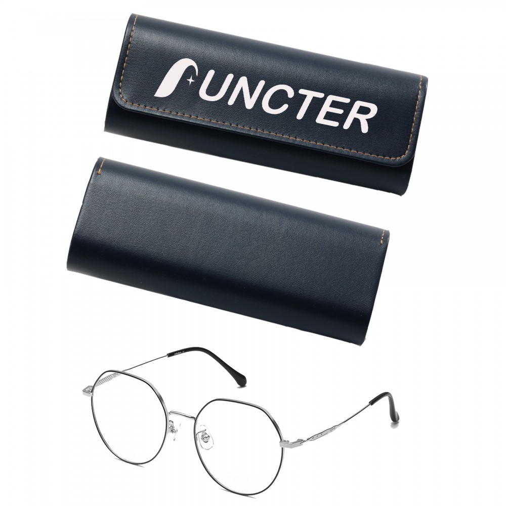 PU Leather Glasses Case Glasses Holder with Logo