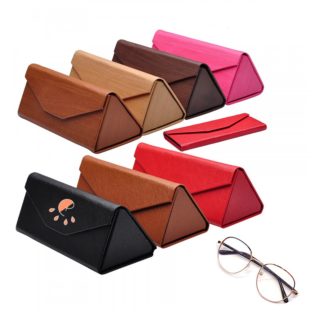 Triangle Foldable Eyeglasses Case Custom Printed Triangle Foldable Eyeglasses Case Custom Printed