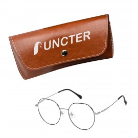 Portable PU Leather Glasses Case Glasses Pouch with Logo