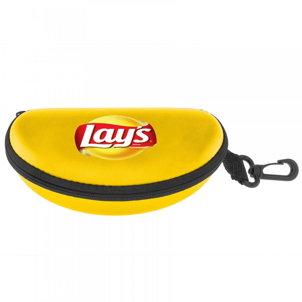 Sunglasses Hard Case w/ Zipper & Hook (Bundled Pricing) Custom Imprinted Sunglasses Hard Case w/ Zipper & Hook (Bundled Pricing) Custom Imprinted