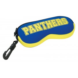 2 Tone Eyeglass Case w/Zipper & Clip with Logo  2 Tone Eyeglass Case w/Zipper & Clip with Logo