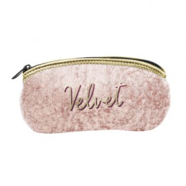Logo Branded L.E.N.S. Large Eyewear Velvet Neoprene Storage