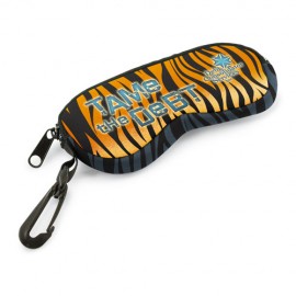 Neoprene Eyeglass Case w/ Zipper & Clip (4-Color Process) with Logo
