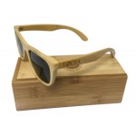 Hanalei Bamboo Sunglasses With Case with Logo