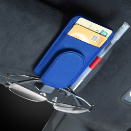 Customized Magnetic Clip Sunglasses Holder for Car Visor, With Credit Card Holder and Pen holder  Customized Magnetic Clip Sunglasses Holder for Car Visor, With Credit Card Holder and Pen holder