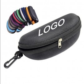 Sunglass case with clip with Logo