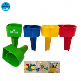 Promotional Beach Cup Holder with Pocket