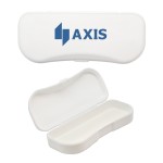 White Sunglass Case Custom Imprinted