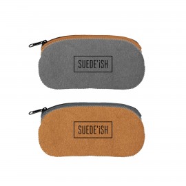 Logo Branded L.E.N.S. Suede-ish Neoprene Large Eyewear Storage  Logo Branded L.E.N.S. Suede-ish Neoprene Large Eyewear Storage