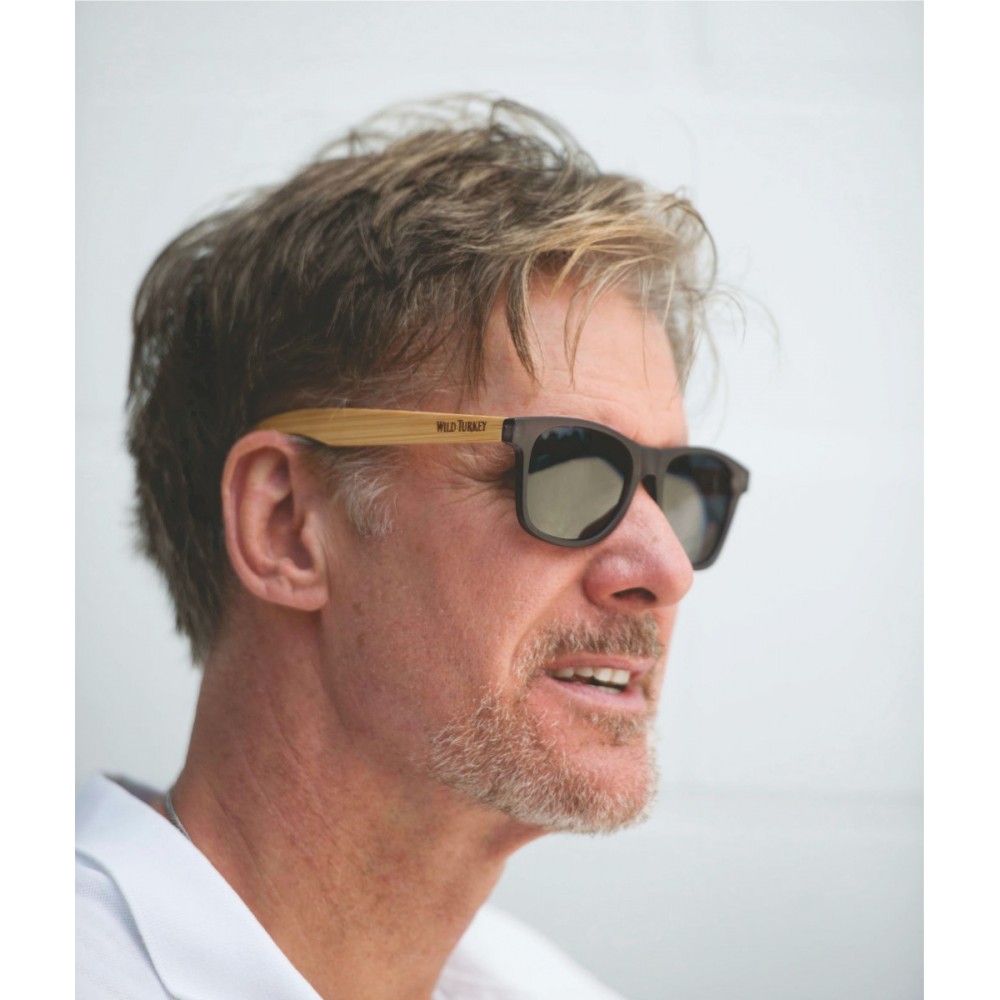 Seti Sunglasse with Bamboo Case Custom Imprinted Seti Sunglasse with Bamboo Case Custom Imprinted