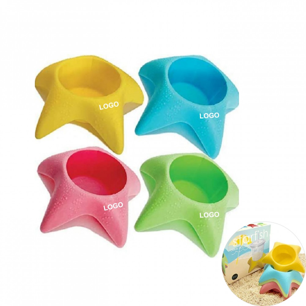 Starfish Drink Cup Holder (direct import) with Logo