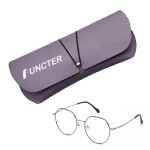 Portable PVC Leather Sunglasses Case with Logo