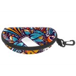 Custom Imprinted Sunglasses Hard Case w/ Zipper & Hook (Bundled Pricing)