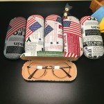 Custom American Flag Eyeglasses Case